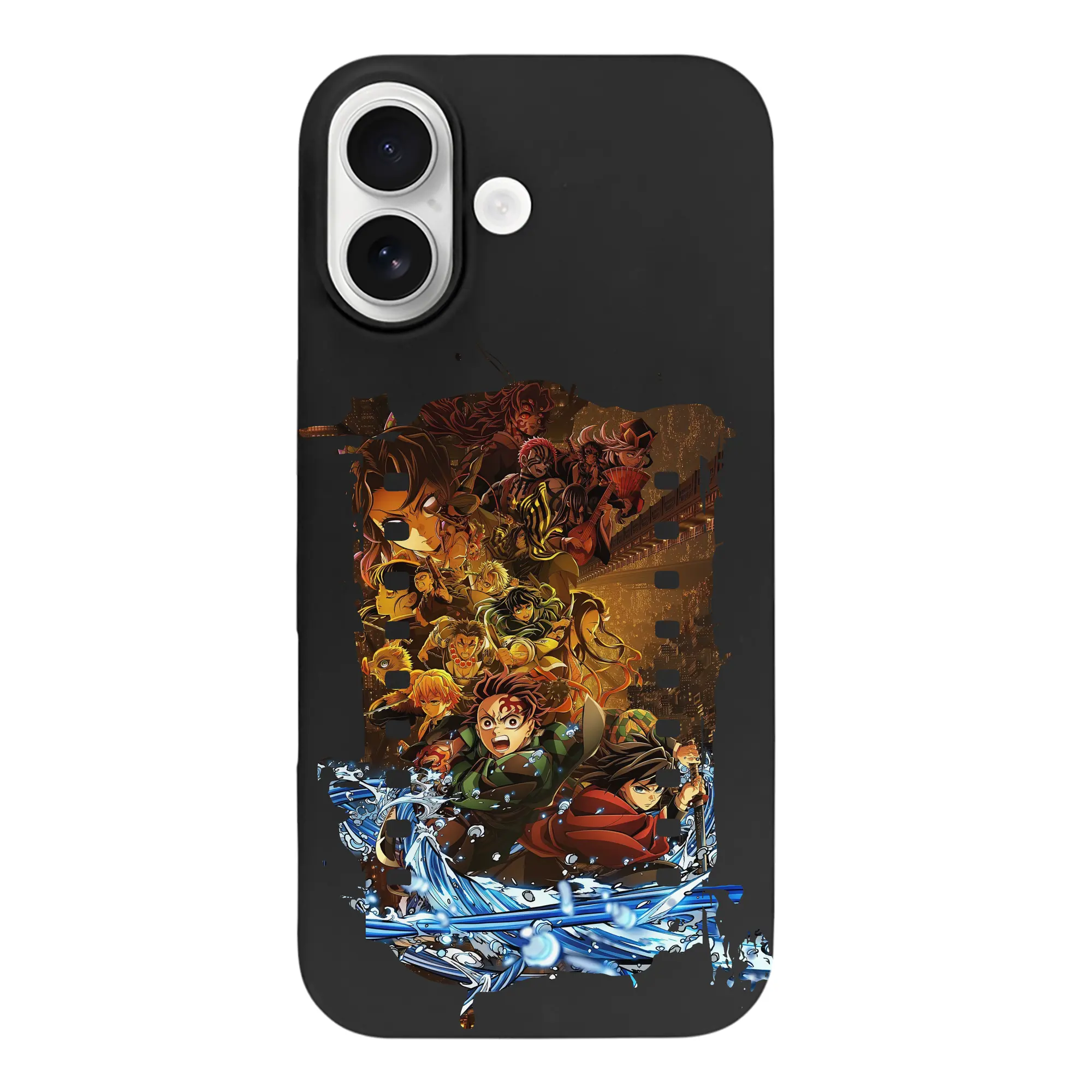 鬼滅の刃 グッズ,竈門 炭治郎 - iPhone 17 シリーズ シリコンケース 薄型 耐衝撃 指紋防止 ソフトタッチカバー 精密フィット 傷防止 保護ケース iPhone 17/17 Air/17 Pro/17 Pro Max 対応